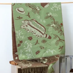 Light Green Stole Totoro & Catbus - My Neighbor Totoro