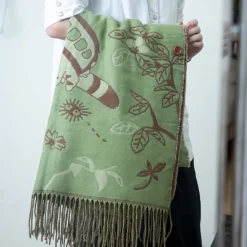 Light Green Stole Totoro & Catbus - My Neighbor Totoro