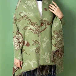 Light Green Stole Totoro & Catbus - My Neighbor Totoro