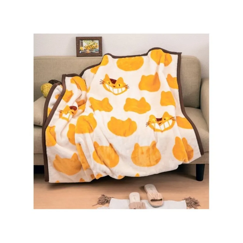 Long Blanket Catbus Silhouette 200X140 Cm - My Neighbor Totoro