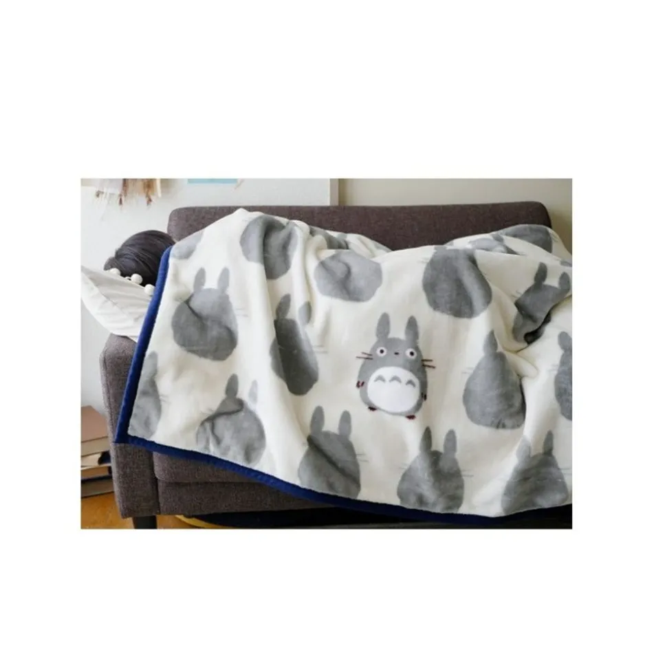 Long Blanket Totoro Silhouette 200X140 Cm - My Neighbor Totoro