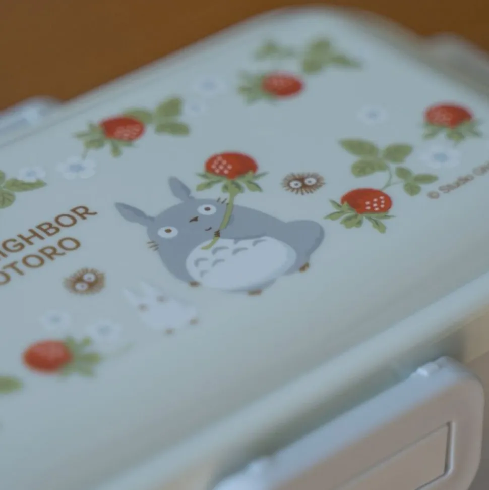 Lunch Box 4 Locks 530Ml Rasberry Collection - My Neighbor Totoro