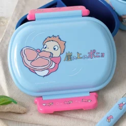 Lunch Box 2 Locks Ponyo In The Ocean - Ponyo On The Cliff