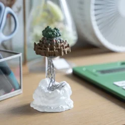Magnetic Paper Clip Holder Flying Castle - Castle In The Sky