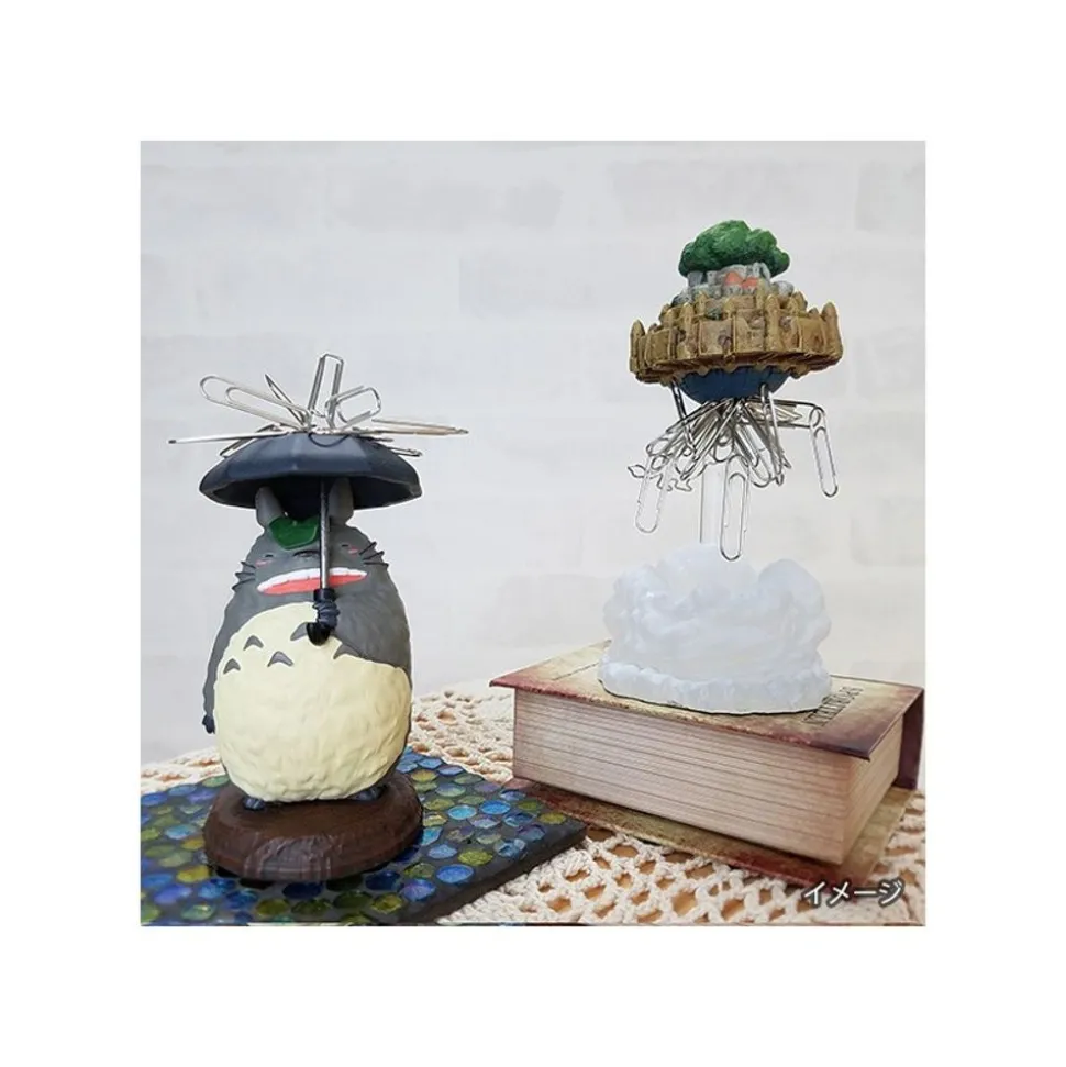 Magnetic Paper Clip Holder Flying Castle - Castle In The Sky