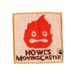 Mame Mini Towel Calcifer 15X15 Cm - Howl'S Moving Castle