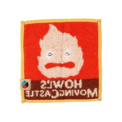 Mame Mini Towel Calcifer 15X15 Cm - Howl'S Moving Castle