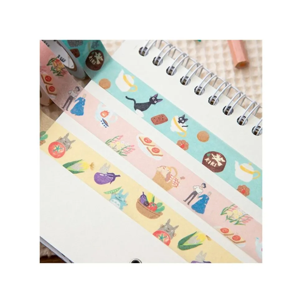Masking Tape Break Time Flowers - Howl'S Moving Castle