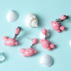 Mei Crab Pierced Earrings - My Neighbor Totoro