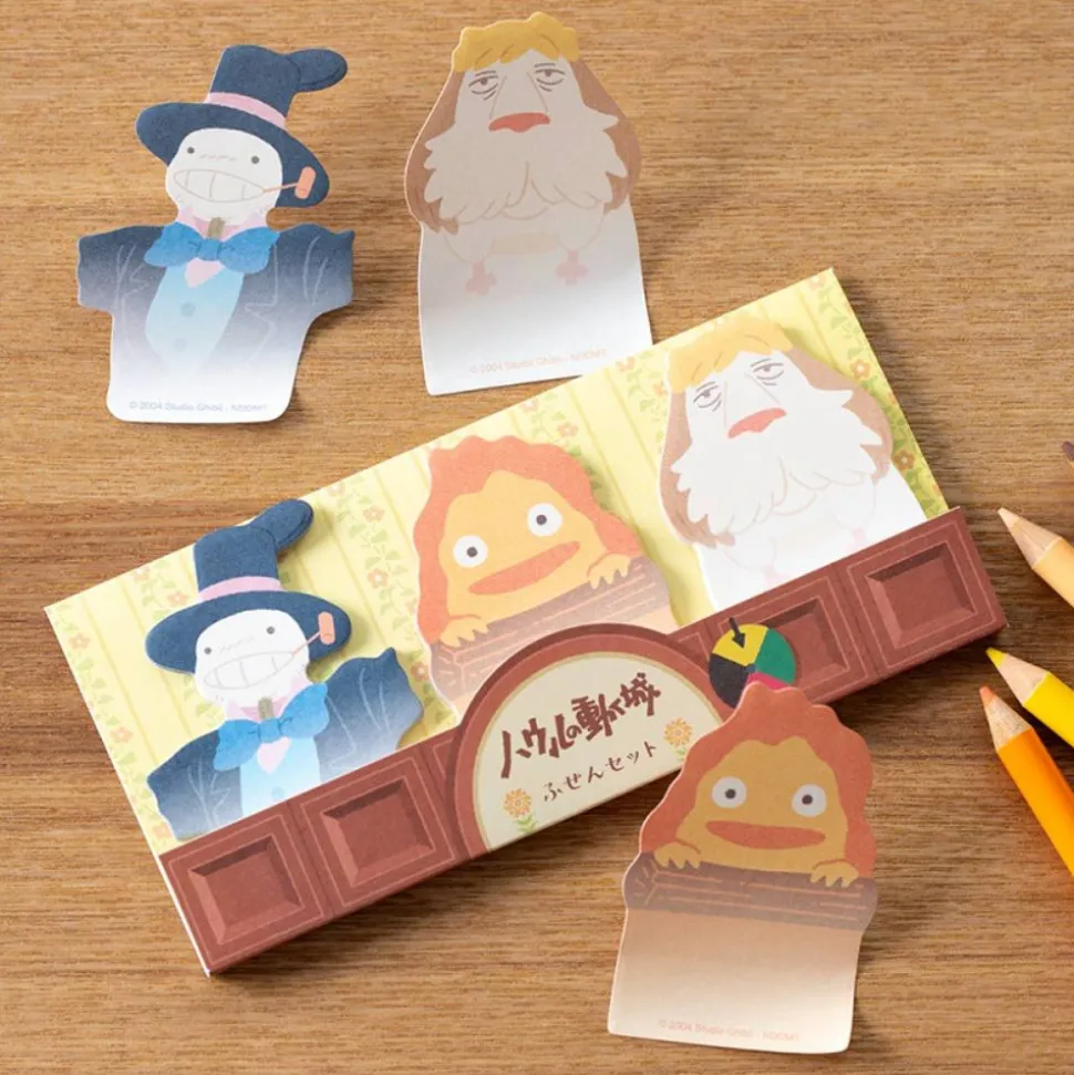 Memo Set Calcifer, Heen & Navet - Howl'S Moving Castle
