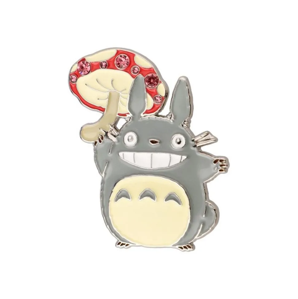 Metal Brooch Totoro Mushroom - My Neighbor Tororo