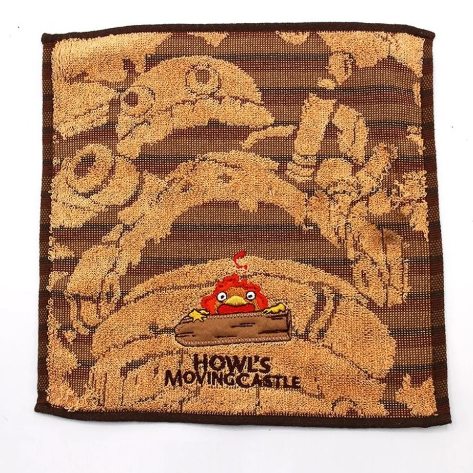 Mini Towel Calcifer 25 X 25 Cm - Howl'S Moving Castle