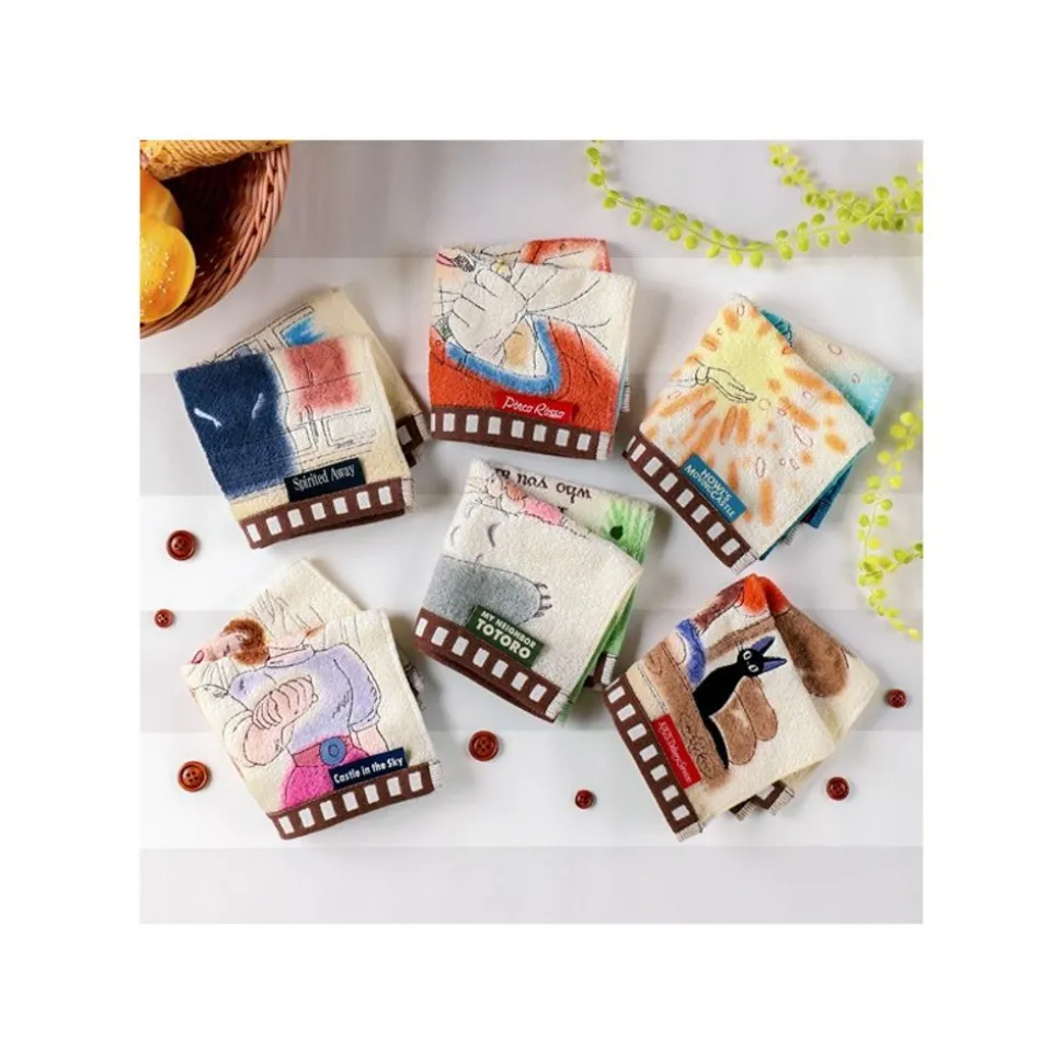 Mini Towel Celluloid Mei And Totoro - My Neighbor Totoro