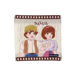 Mini Towel Celluloid Sheeta & Pazu - Castle In The Sky