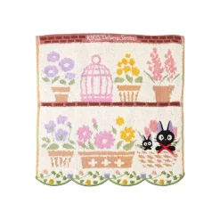 Mini Towel Jiji And Her Favourite Flowers 25X25 - Kiki'S Delivery Ser