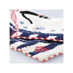 Mini Towel Navy Blue Striped 25X25 - Kiki'S Delivery Service