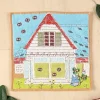 Mini Towel Totoro & Kusakabe House 25X25 Cm - My Neighbor Totoro