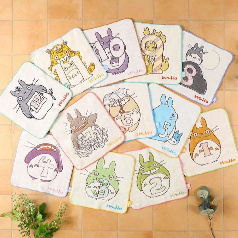 Mini Towel Totoro Birthday 2 25X25 Cm - My Neighbor Totoro
