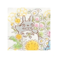 Mini Towel Totoro Bunch Of Spring Flowers 25X25 Cm - My Neighbor Toto