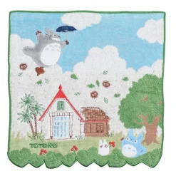 Mini Towel Totoro In The Sky 25X25 Cm - My Neighbor Totoro
