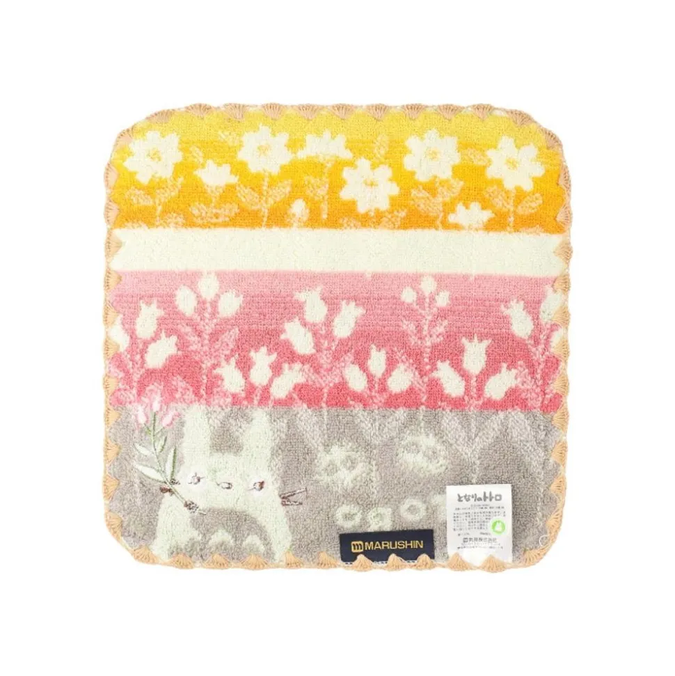 Mini Towel Totoro Wild Flowers 25X25 Cm - My Neighbor Totoro
