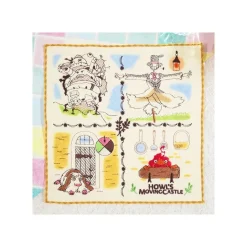 Mini Towel Townfolks Of Castle 25X25 Cm - Howl'S Moving Castle