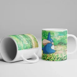 Mug Ghibli 08 - Totoro Blue And White - My Neighbor Totoro