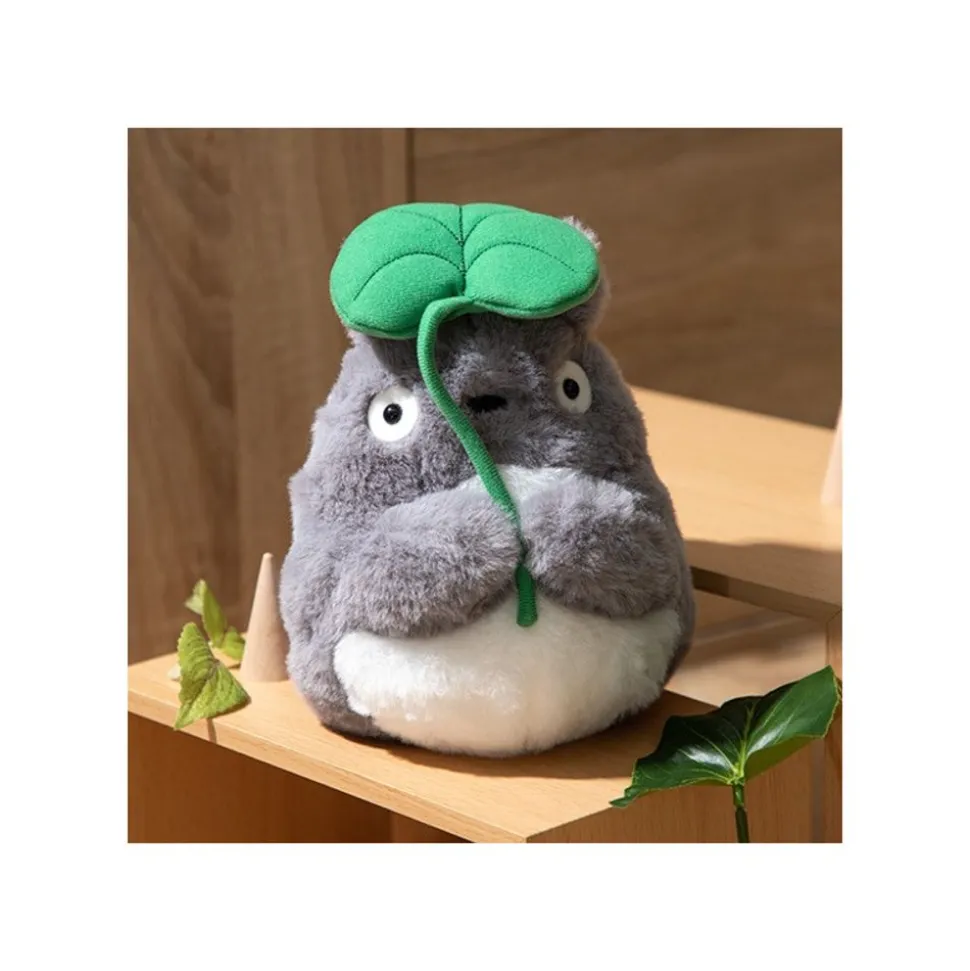 Nakayoshi Plush Big Totoro With Leaf - My Neighbor Totoro
