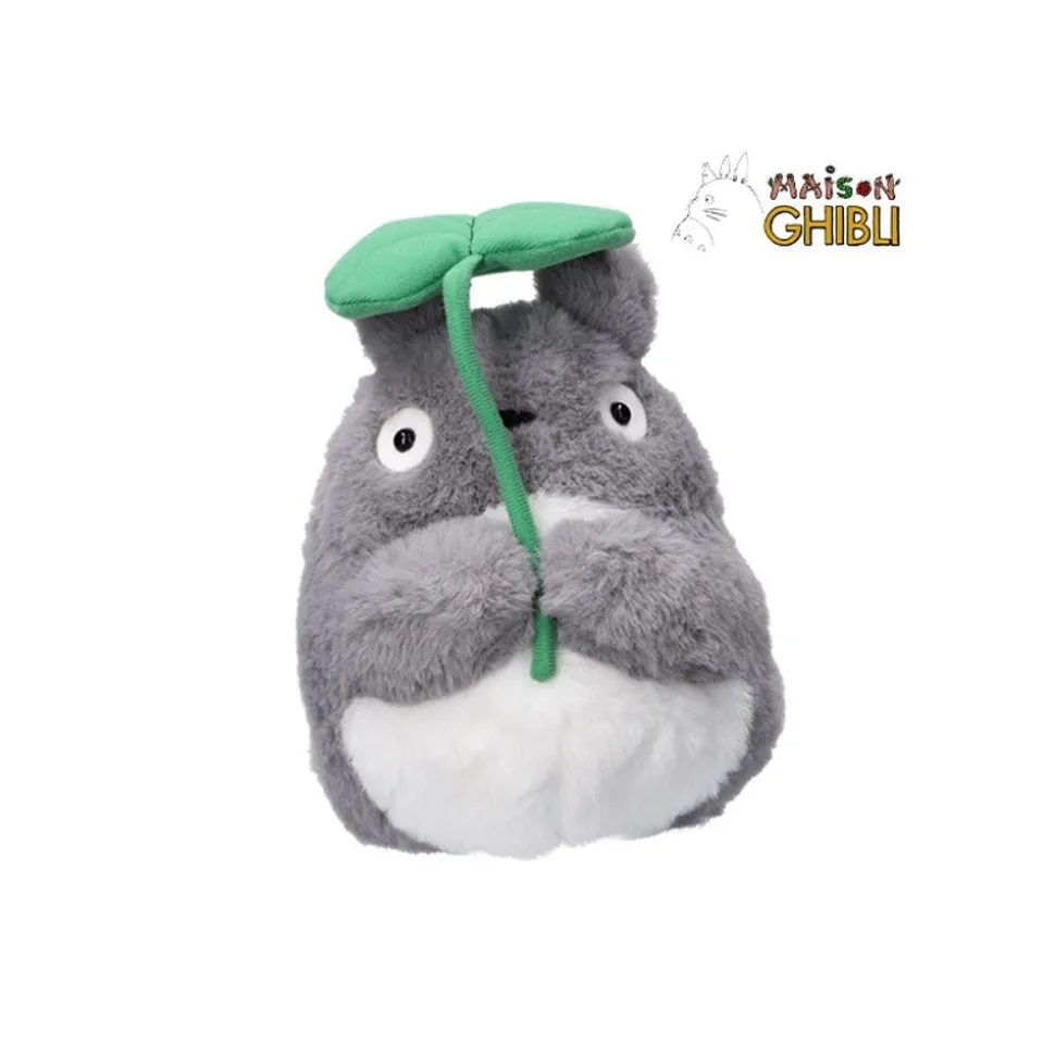 Nakayoshi Plush Big Totoro With Leaf - My Neighbor Totoro