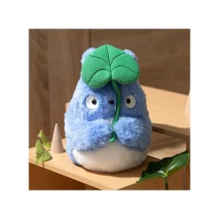 Nakayoshi Plush Medium Totoro With Leaf - My Neighbor Totoro