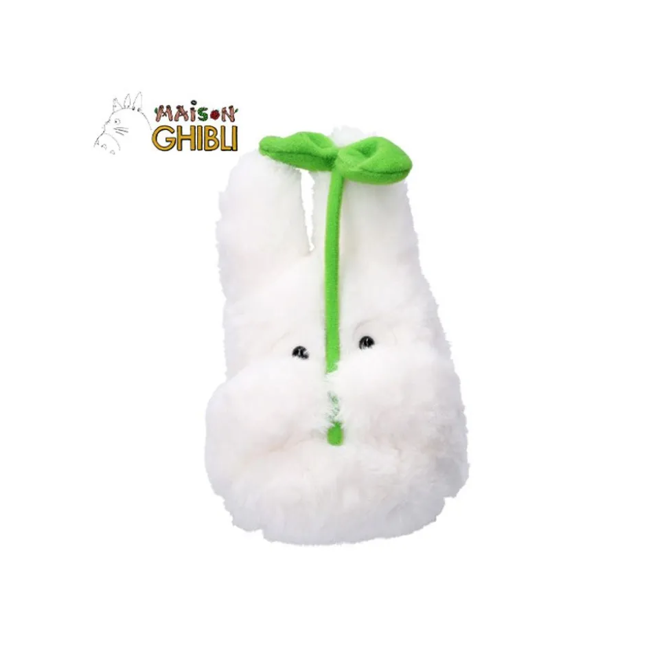 Nakayoshi Plush Small Totoro With Leaf - My Neighbor Totoro