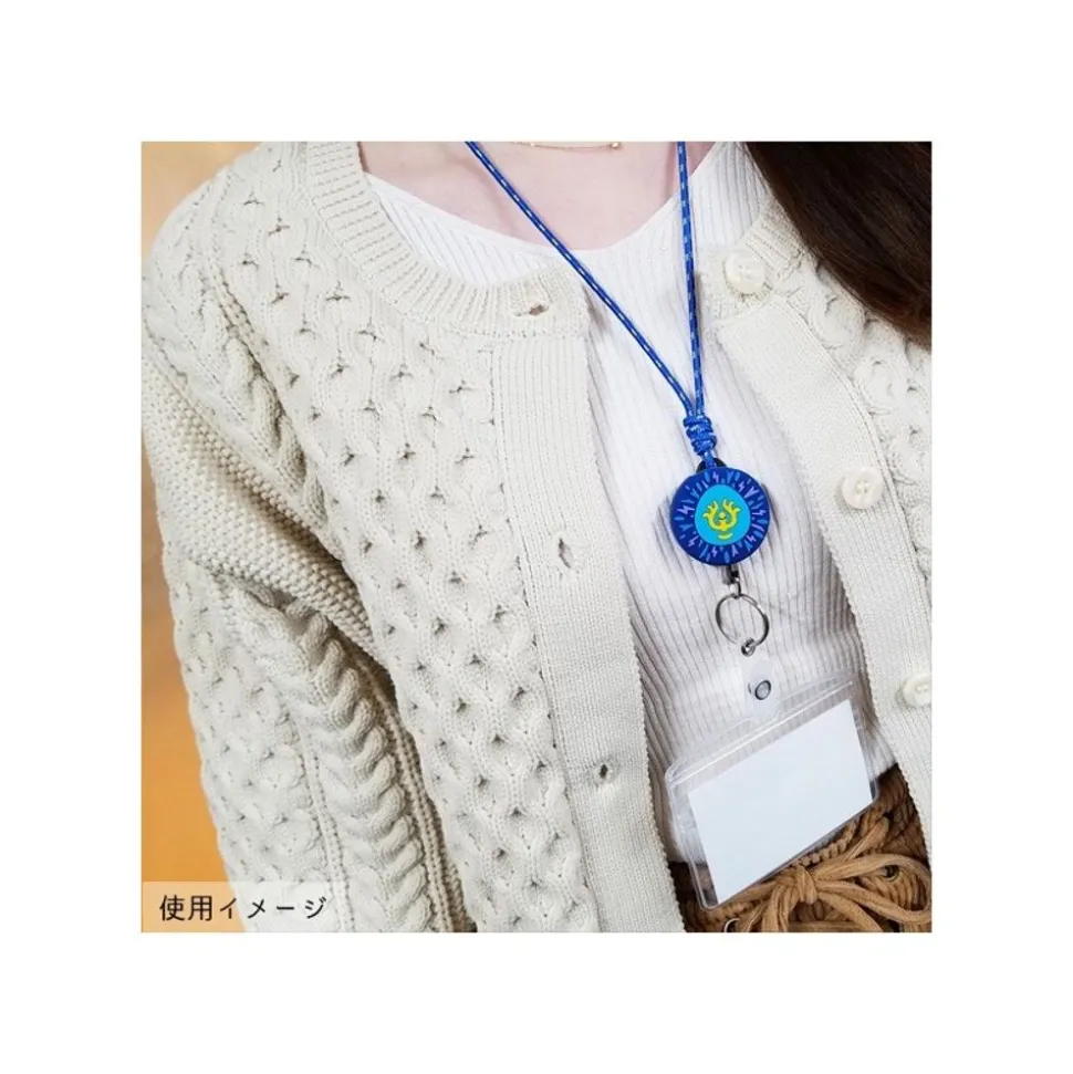 Neck Strap With Reel Castle In The Sky, Volucite Crystal- Castle In T