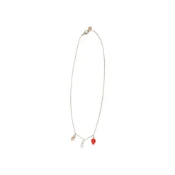 Necklace Strawberry And White Totoro - My Neighbor Totoro