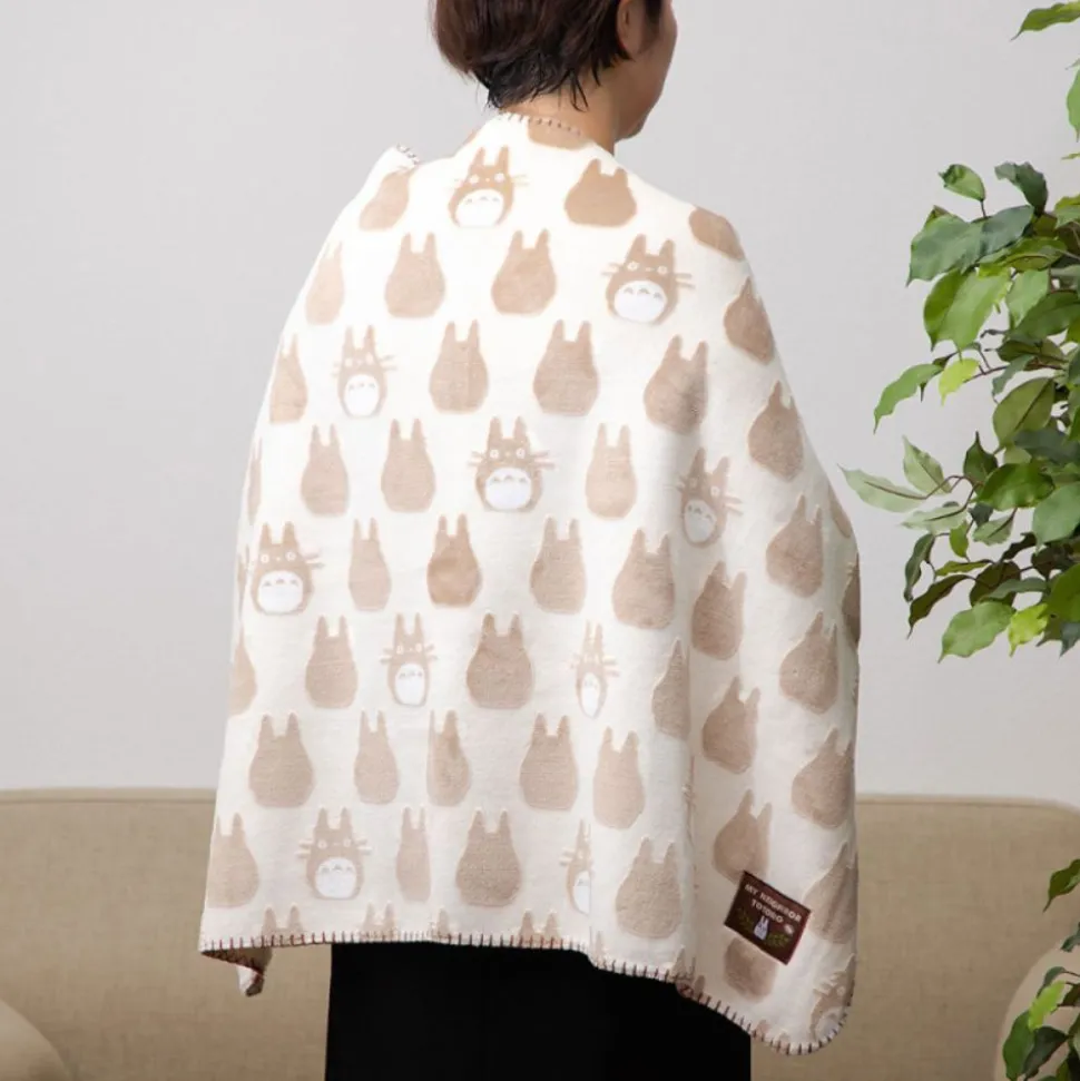 Opalised Blanket Totoro Silhouette 70X100 Cm - My Neighbor Totoro