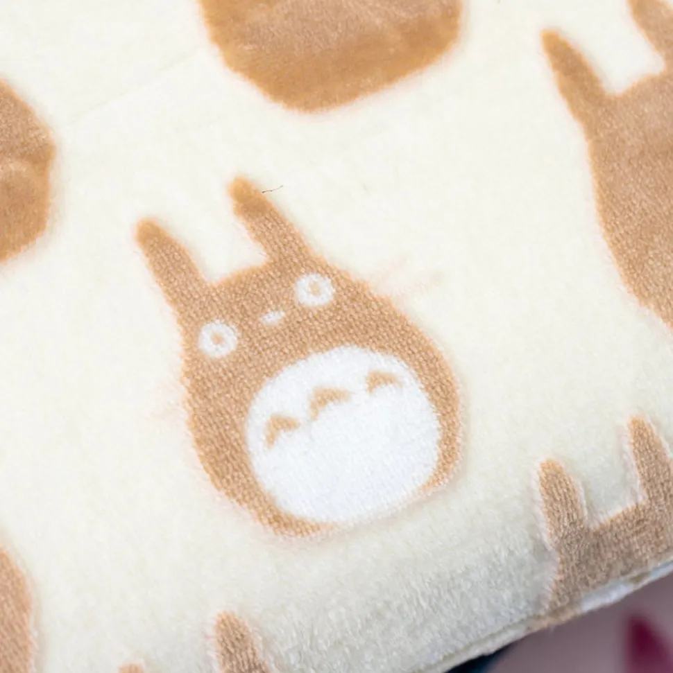 Opalised Block Cushion Totoro Silhouette - My Neighbor Totoro