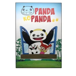 Panda Kopanda 01 - 35X50Cm Wood Panel