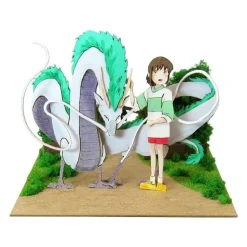 Paper Craft Haku Dragon & Chihiro - Spirited Away