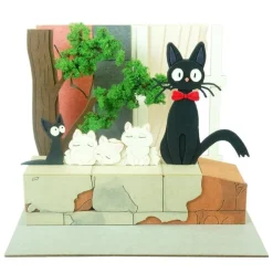 Paper Craft Jiji And Kittens - Kiki'S Delivery Service