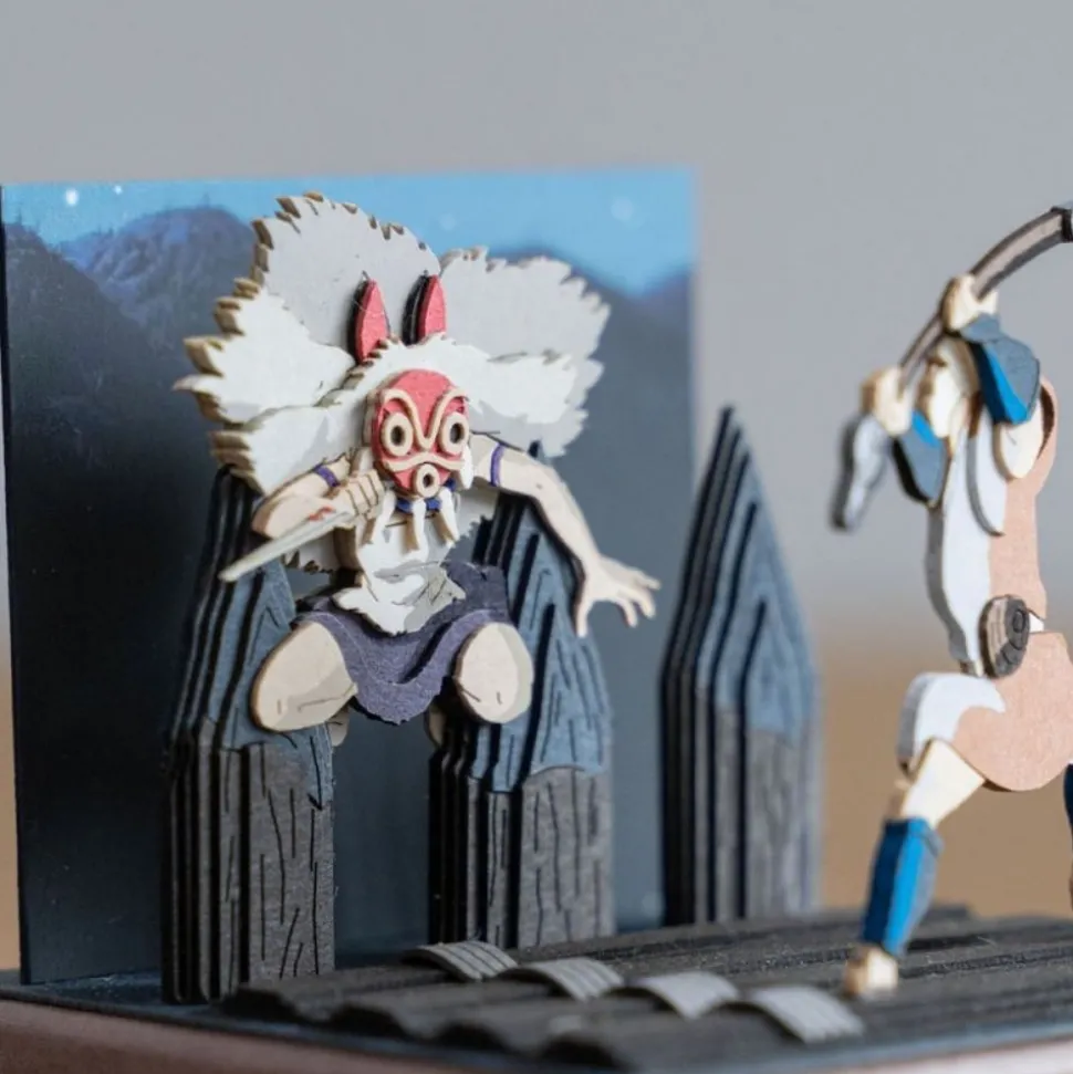 Paper Craft San Fighting - Princess Mononoke