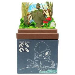 Paper Craft Sheeta & Pazu With Robot Soldier - Castle In The Sky