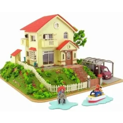 Paper Craft Sosuke & Ponyo'S House - Ponyo On The Cliff