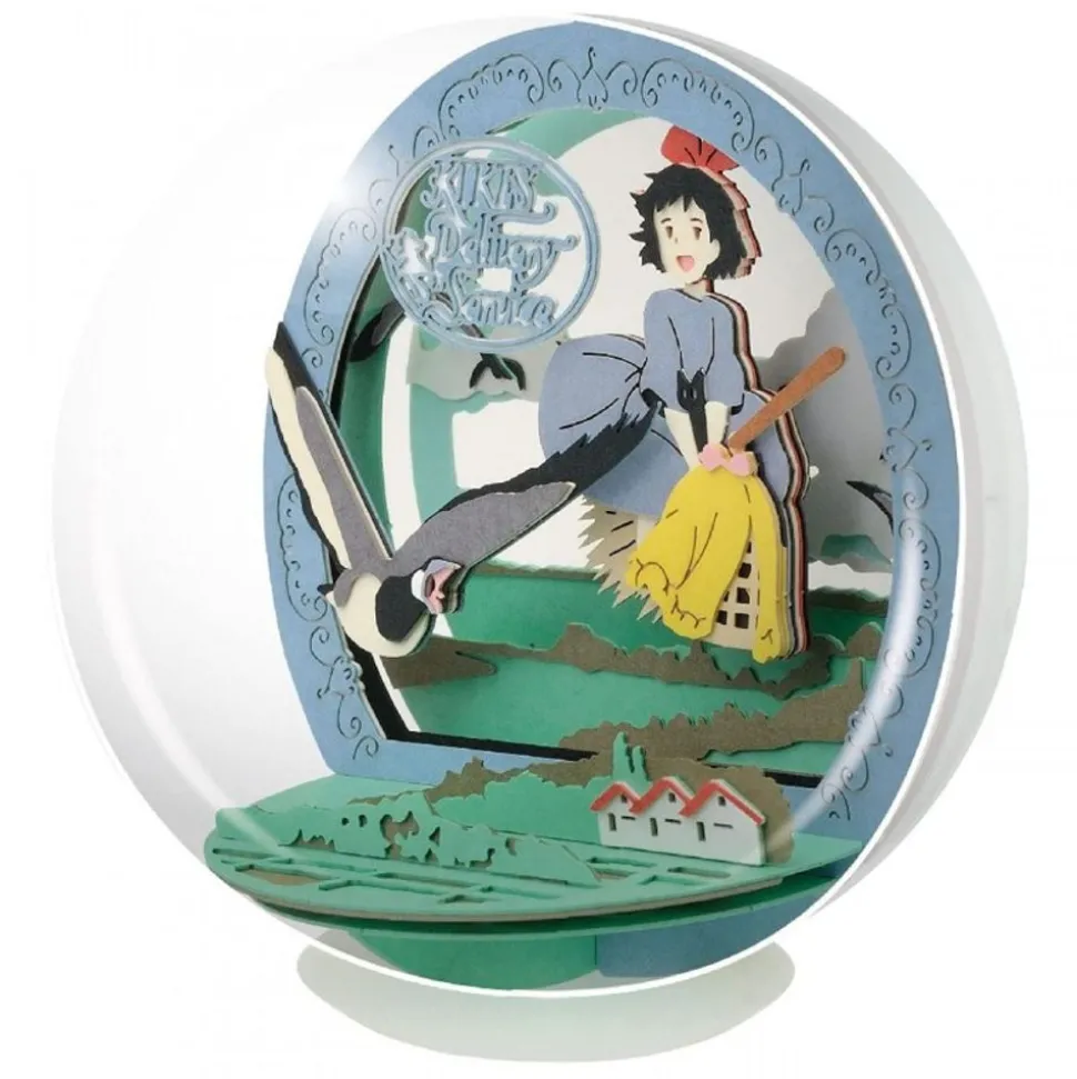 Paper Theater Ball Kiki On Her Broom -Kiki'S Delivery Service