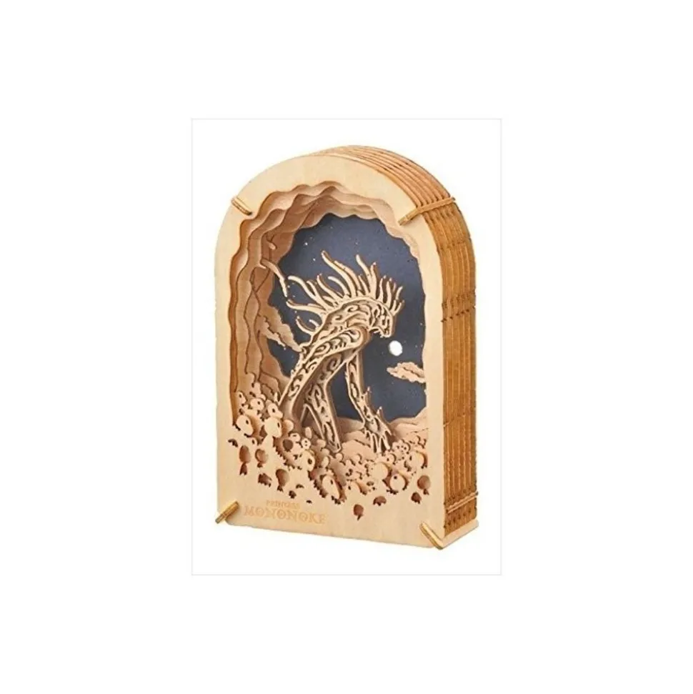 Paper Theater Wood Style Night Walker - Princess Mononoke