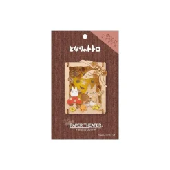 Paper Theater Wood Style Totoro Mushroom - My Neighbor Totoro