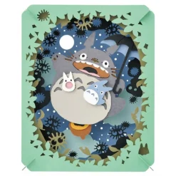 Paper Theatre Totoro Under The Moon - My Neihgbor Totoro