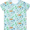 Patterned T-Shirts Totoro Forest Light Blue S(Ladies) - My Neighbor Totoro