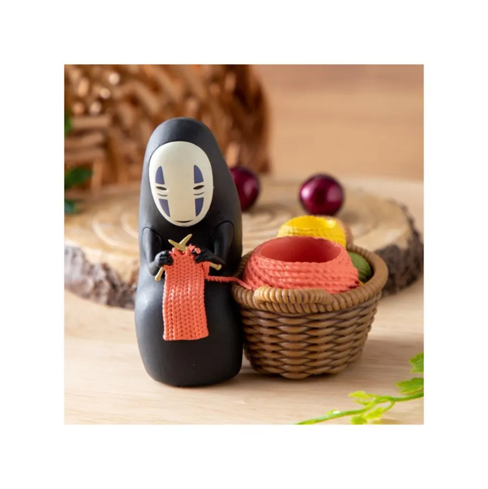 Pencil Holder Figurine No Face Knitting - Spirited Away