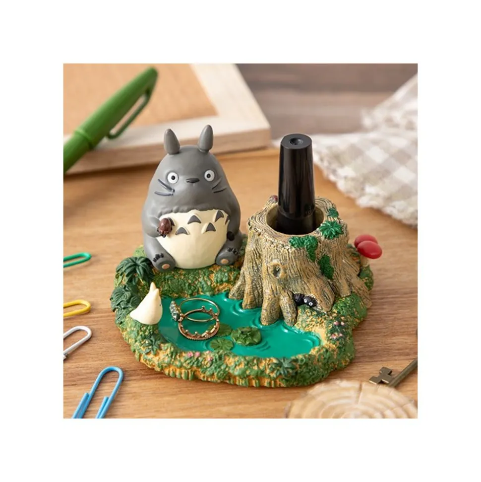 Pencil Holder Figurines Totoro By The Pond - My Neighbor Totoro