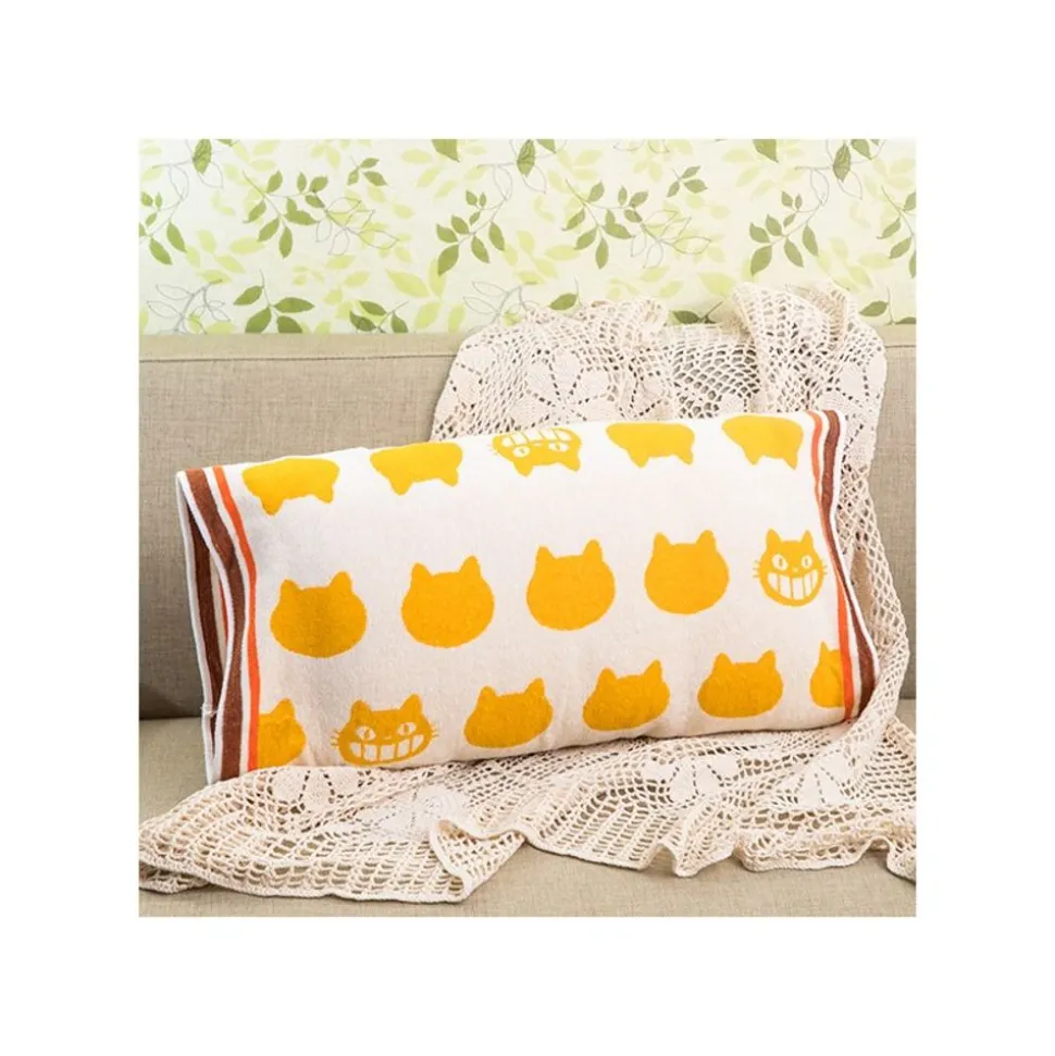 Pillow Cover Catbus Shilouette - My Neighbor Totoro
