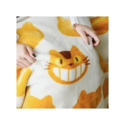 Plaid Catbus Silhouette 70X100 Cm - My Neighbor Totoro